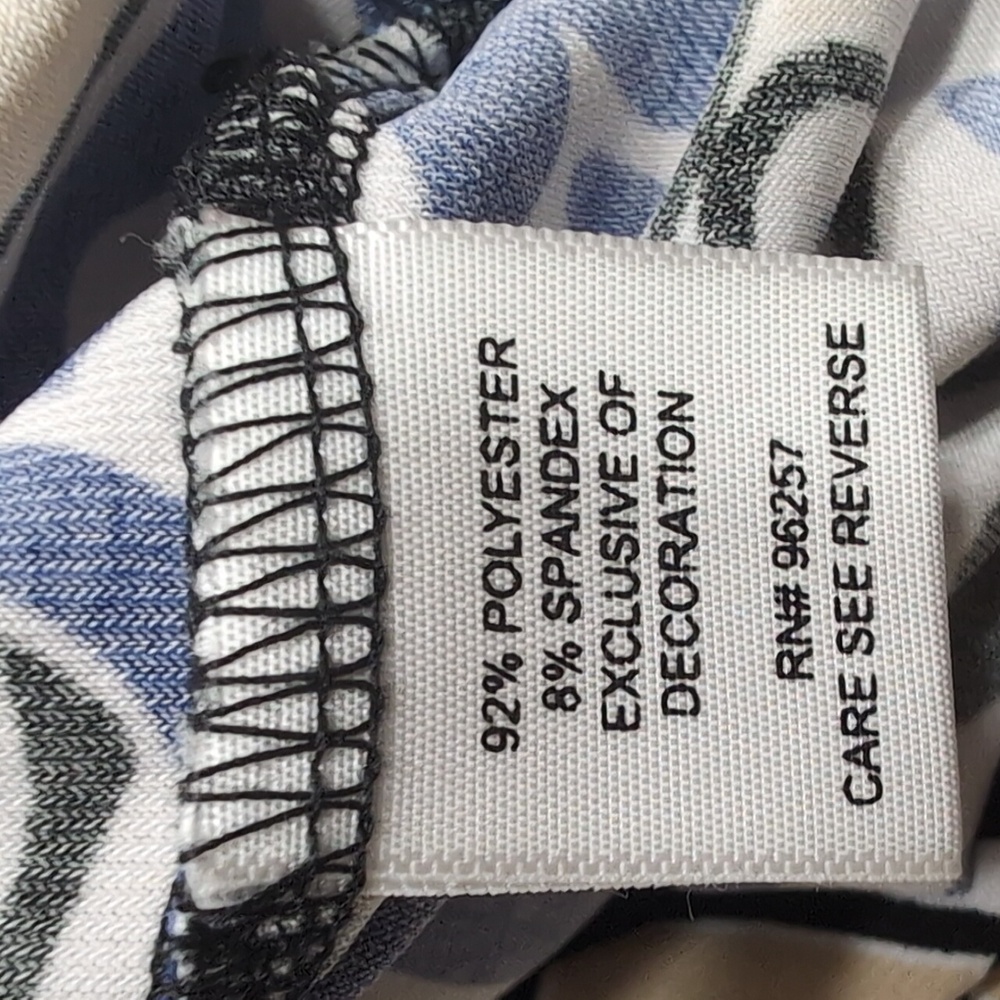 MAURICES Sleeveless Blue Print Top S Small - Picture 7 of 8